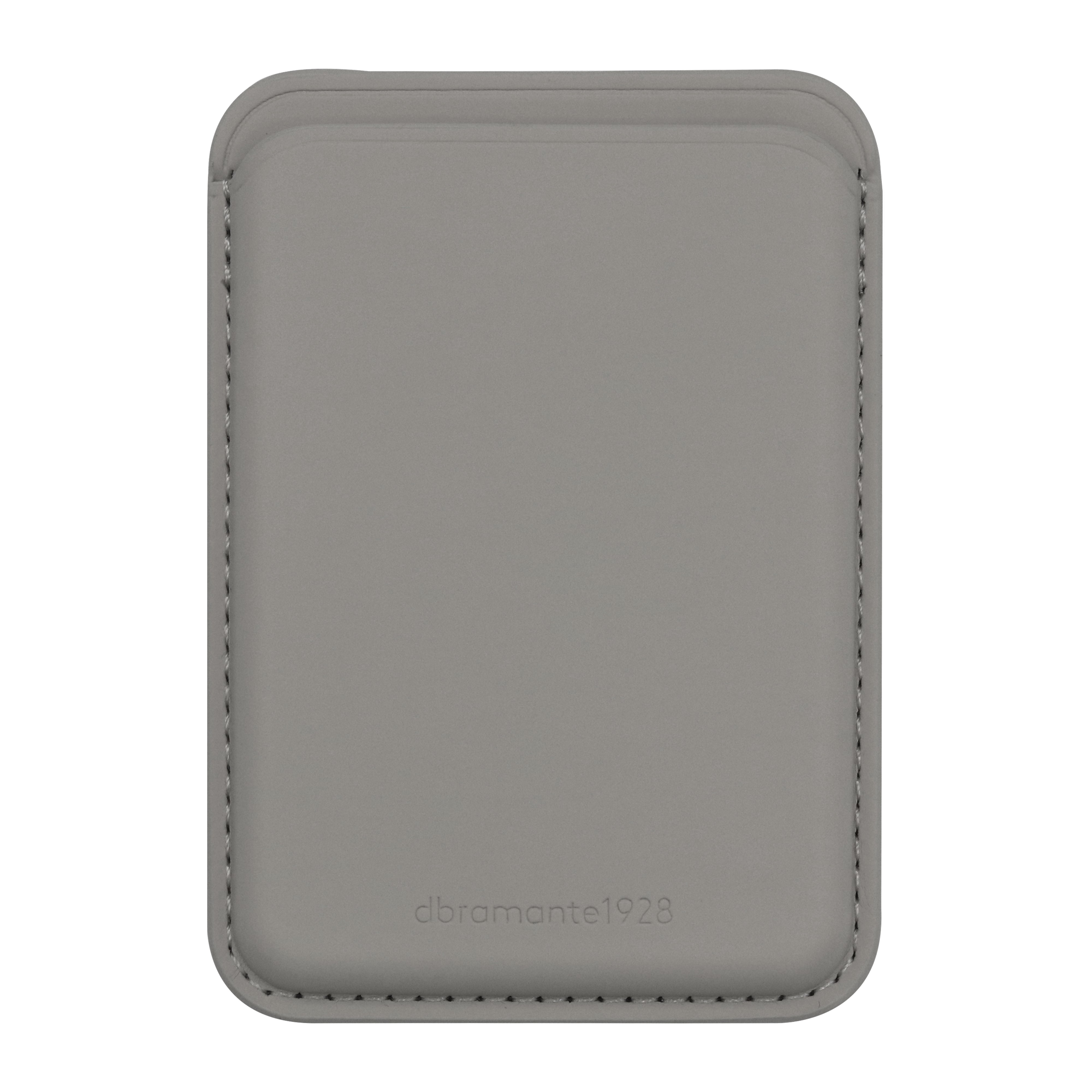 dbramante1928 Wallet ICON – Kartenhalter/Wallet – MagSafe – für iPhone (MagSafe) – 3 Karten, Grau