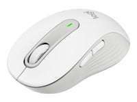 Logitech M650 für Business Business-Maus – für Rechtshänder, für mittlere Handflächen, Weiss