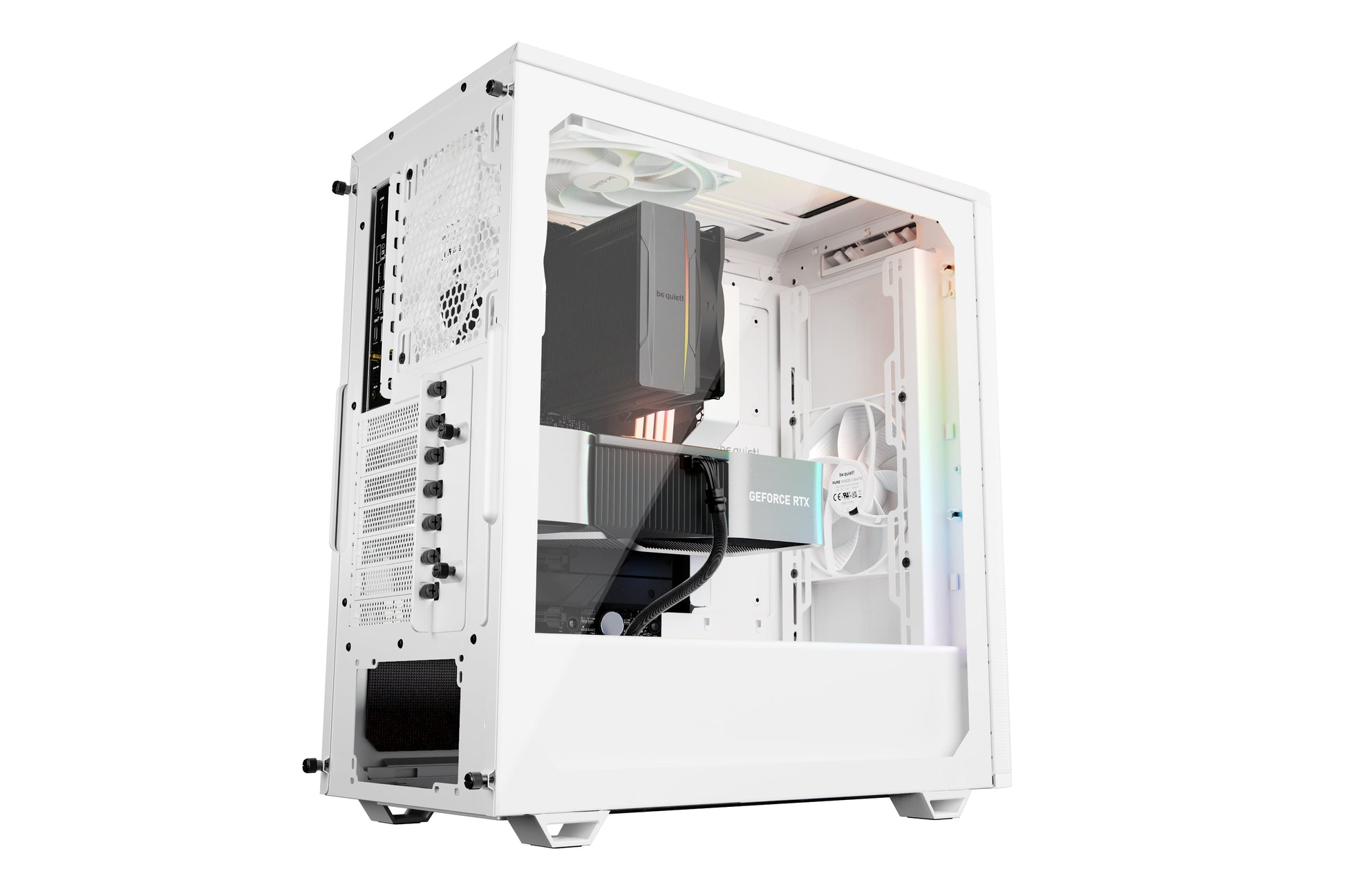 be quiet! be quiet Pure Base 501 DX – PC-Gehäuse – Midi-Tower, Weiss, ATX/micro ATX/Mini-ATX, 2×3,5", 5×2,5", 36,8 cm