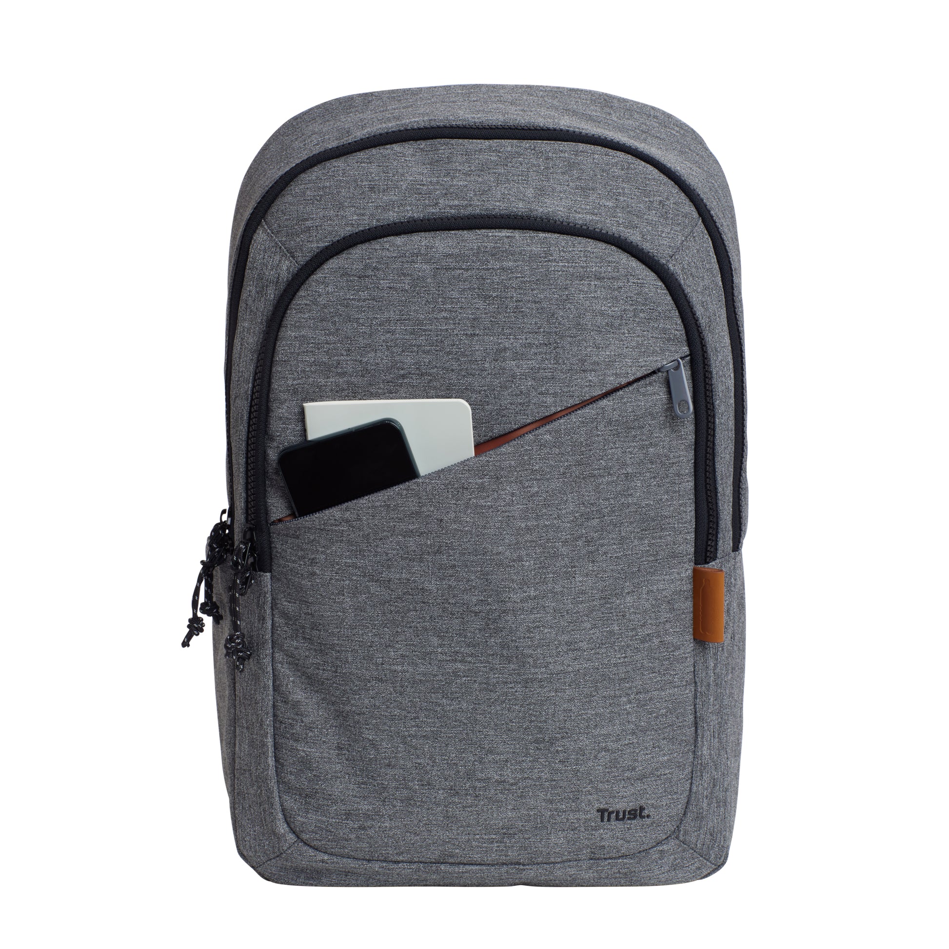 Trust Avana – Notebook-Rucksack – für 16"-Notebook, 20 l, rPET, grau