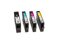 HP Tintenpatronen-Multipack 912, CMYK, 4er-Pack – für HP-Drucker