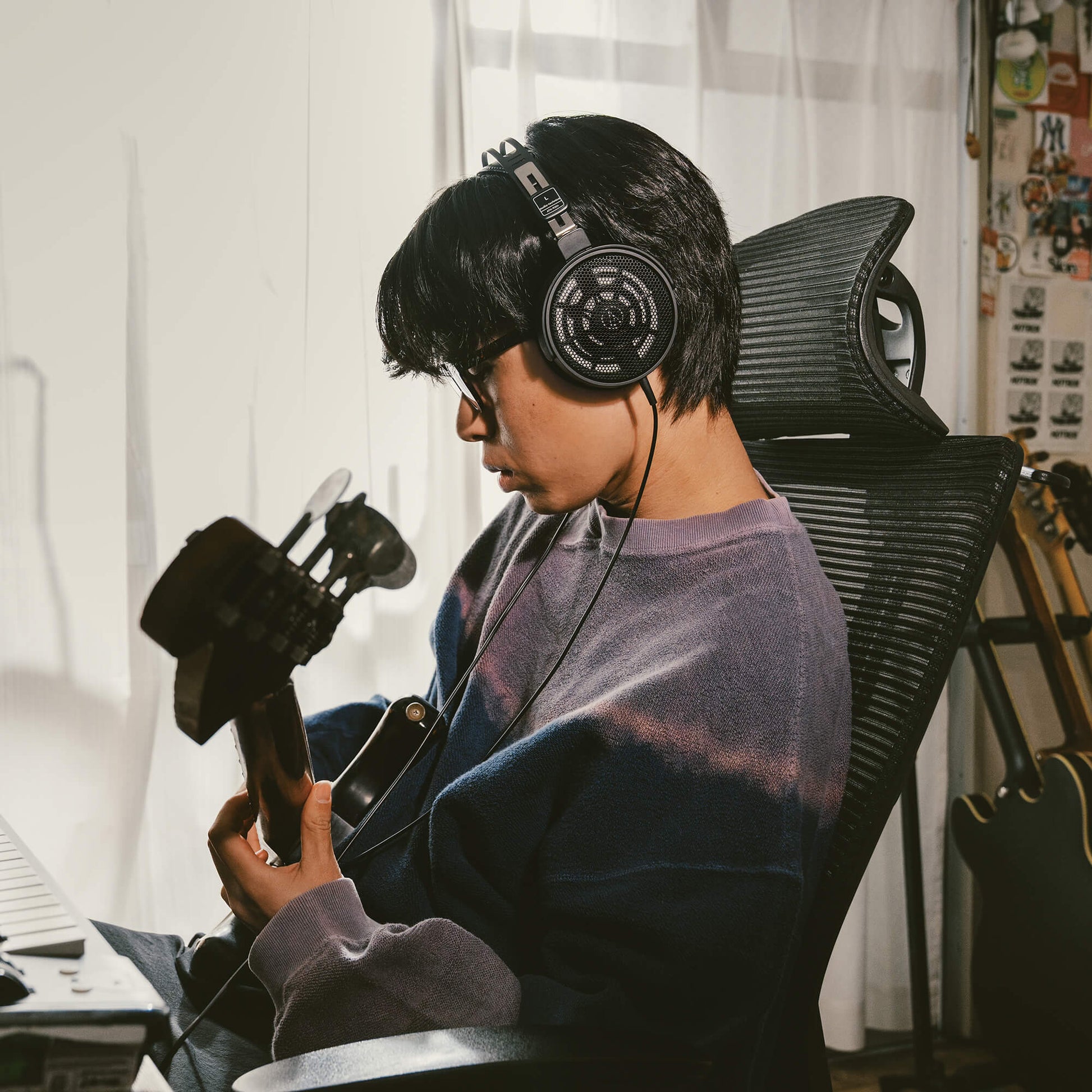 Audio-Technica ATH-R30x Over-Ear Kopfhörer – Kabel, 6,35 mm Klinke, Schwarz