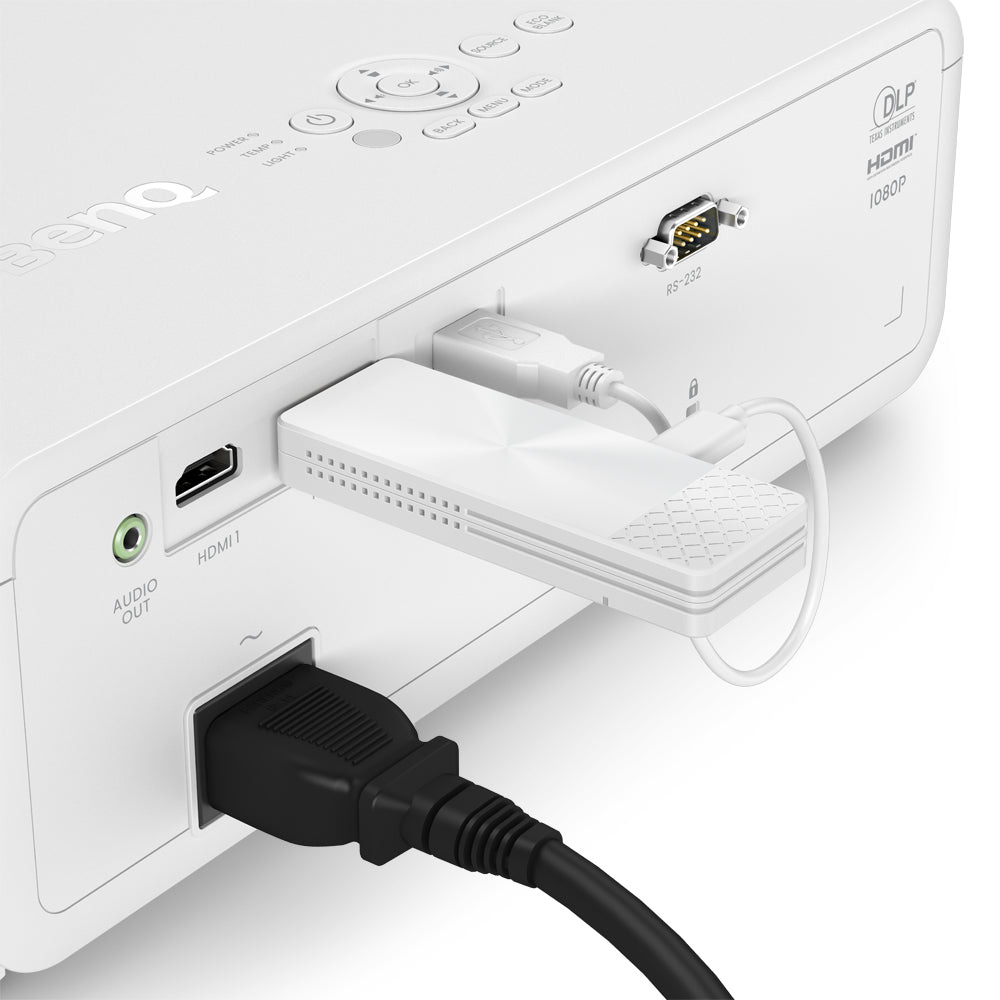 BenQ QP30 – Drahtloses Präsentationssystem – 4K, HDMI, WLAN (Wi‑Fi 5), für AirPlay/Miracast/Google