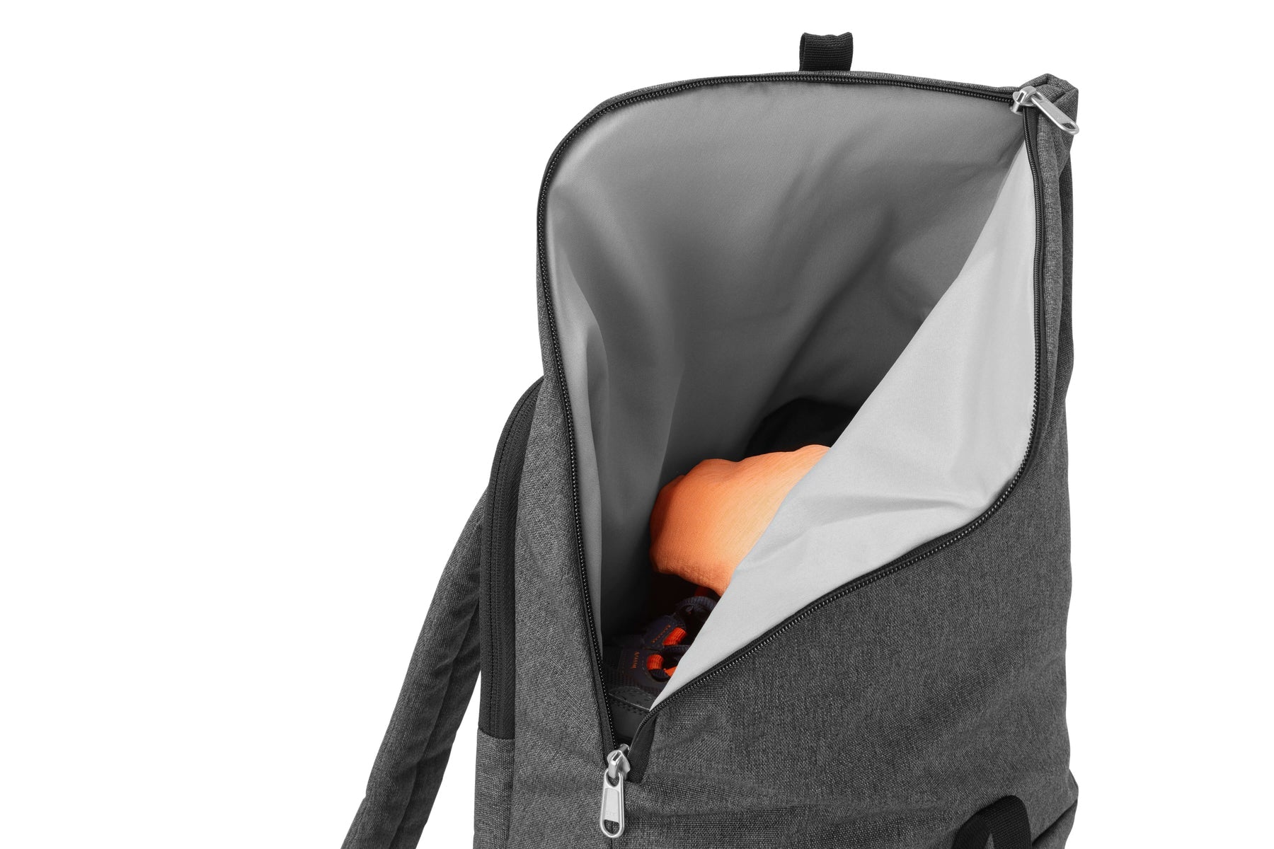 Hotbox Shuttle – Notebook-Rucksack – für 15"-Notebook, Polyester, Grau, aus recyceltem Material