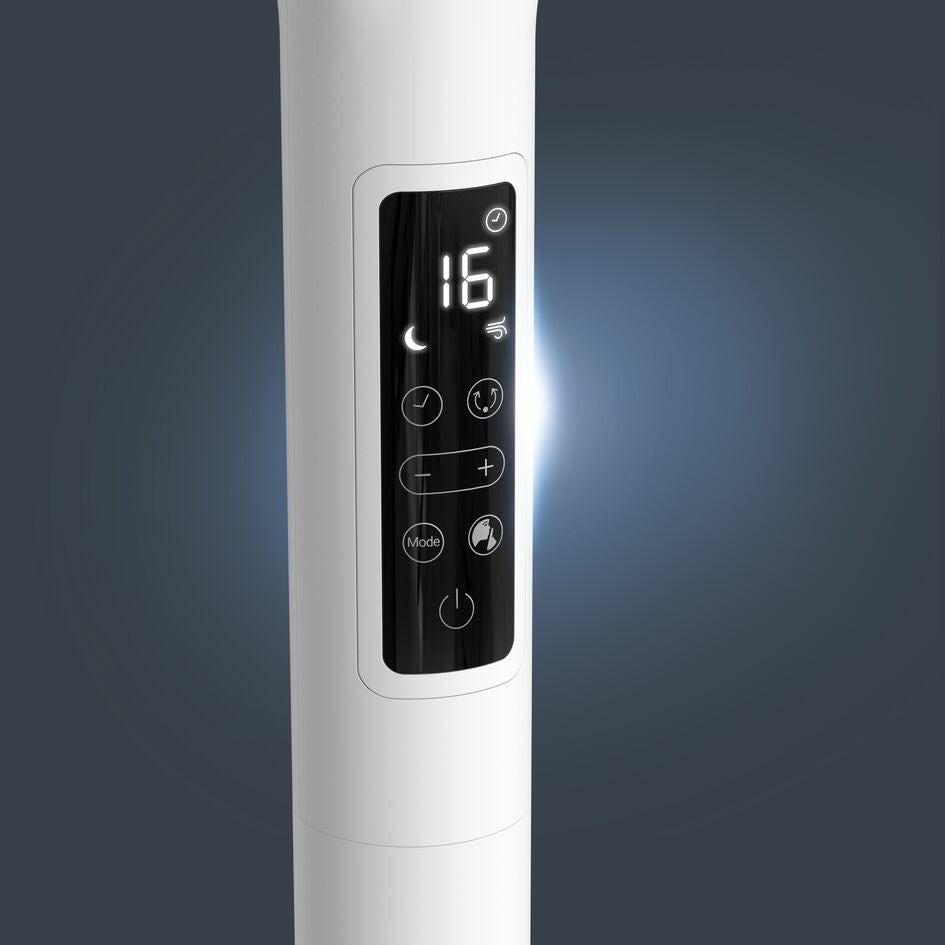 Rowenta Turbo Silence Extreme+ Standventilator VU5890 – 40 cm, 16 Stufen, oszillierend, Timer, 34 W, 58 dB(A)