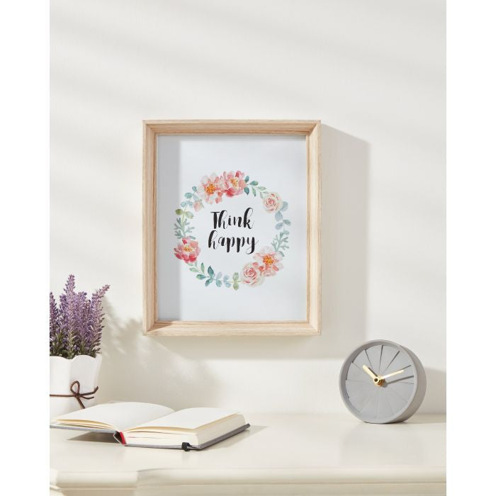 EGLO Bilderrahmen – für 20 × 25 cm – Glas & MDF & Holz, braun