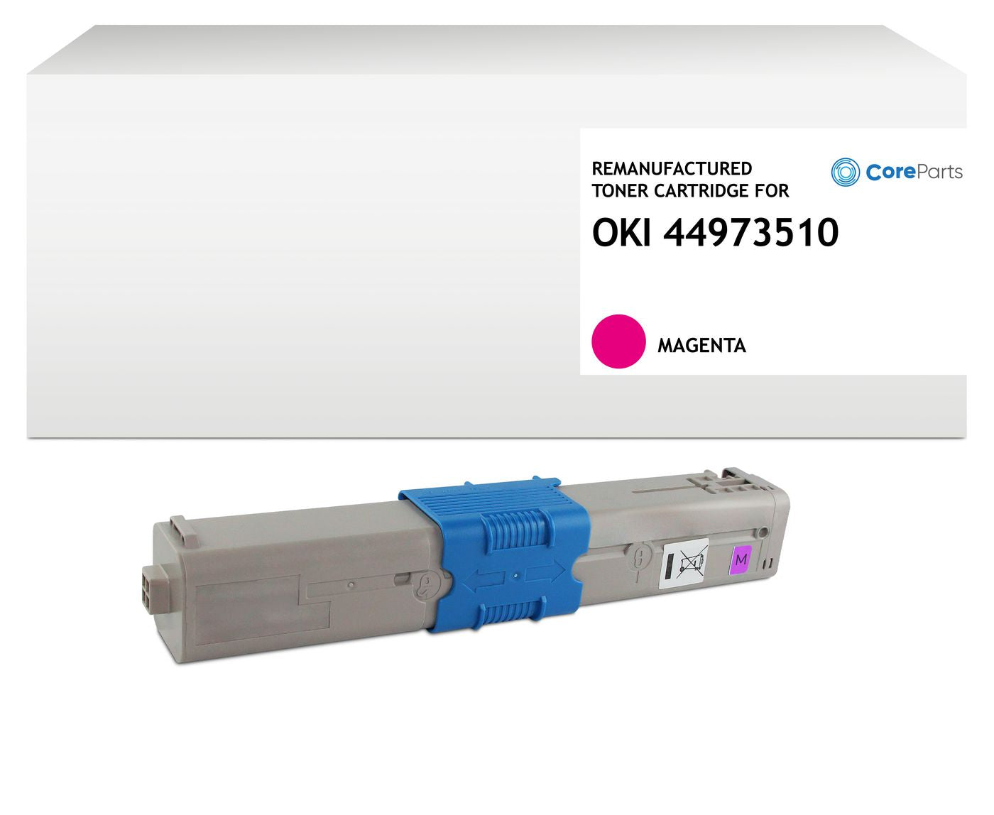 CoreParts QI-OK2028M magenta Toner – kompatibel – 6'000 Seiten – für OKI