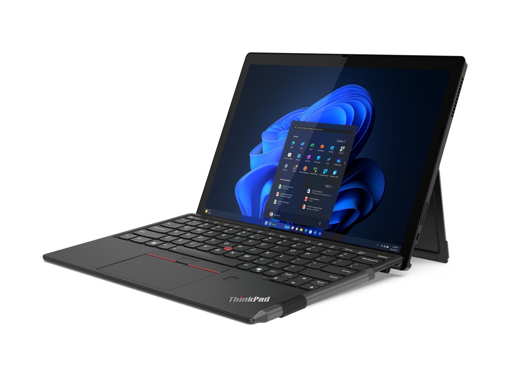 Lenovo ThinkPad X12 Detachable Gen 2 – 12,3", 1 TB, 32 GB RAM, LTE, Schwarz