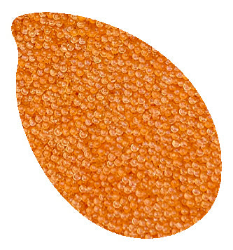 Reslin Dekosteine/Dekogranulat, Glasperlen, Orange, Ø 1,4 mm, 500 g, Rund, UC-2000B-P500gr