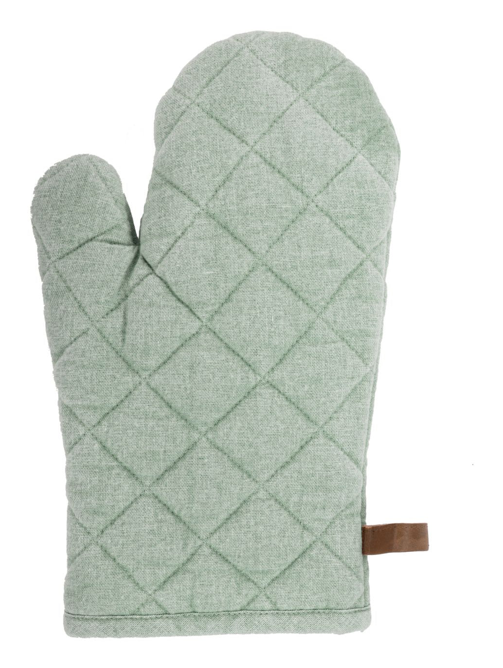 Tiseco Myrna – Ofenhandschuh 28 × 18 cm, Baumwolle, Grün
