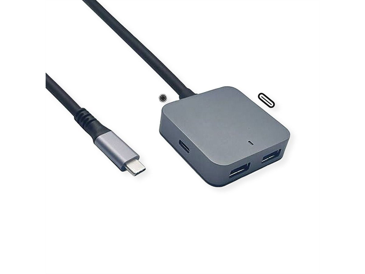 VALUE USB-Hub – USB-C, 2× USB-A, 2× USB-C, 10 Gbit/s, für Windows