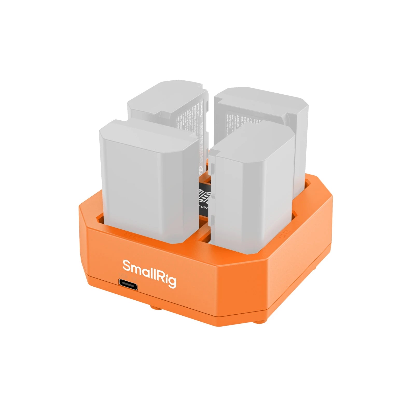 SmallRig Ladegerät NP-FZ100 – 90 × 27 mm, 1 A, orange – für Flächenleuchte, Bildgeber, Monitor u. a.