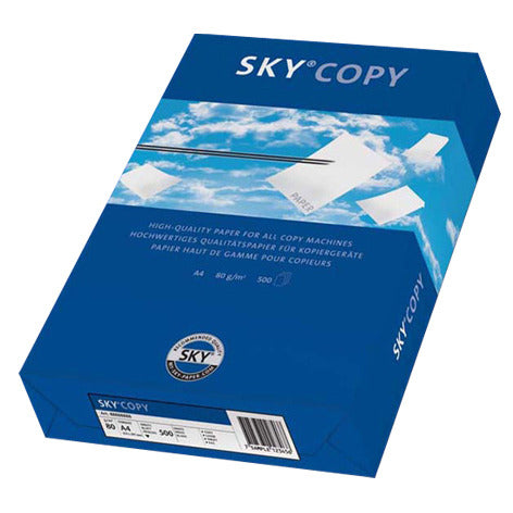 Sky Kopierpapier – A4, 80 g/m², hochweiss – für Inkjet/Laser/Kopierer – 500 Blatt