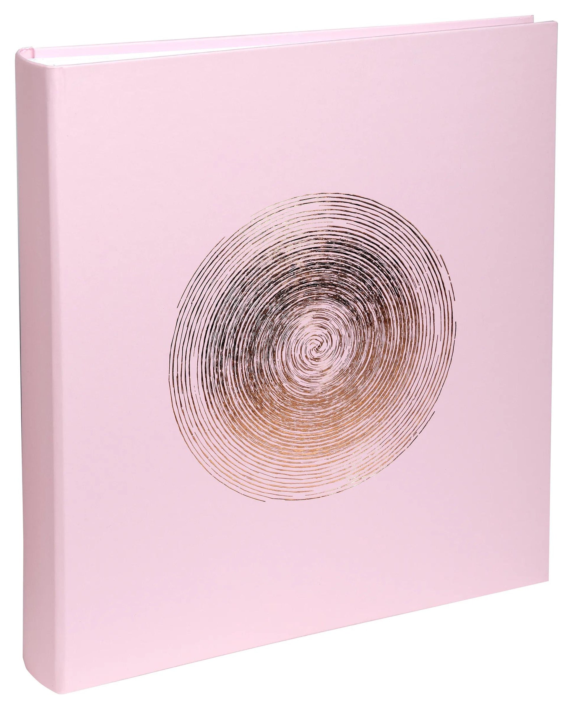 Exacompta Ellipse – Fotobuch, gebunden, 60 Seiten, weiss, 29 × 32 cm, Karton, rosa, mit Pergamin