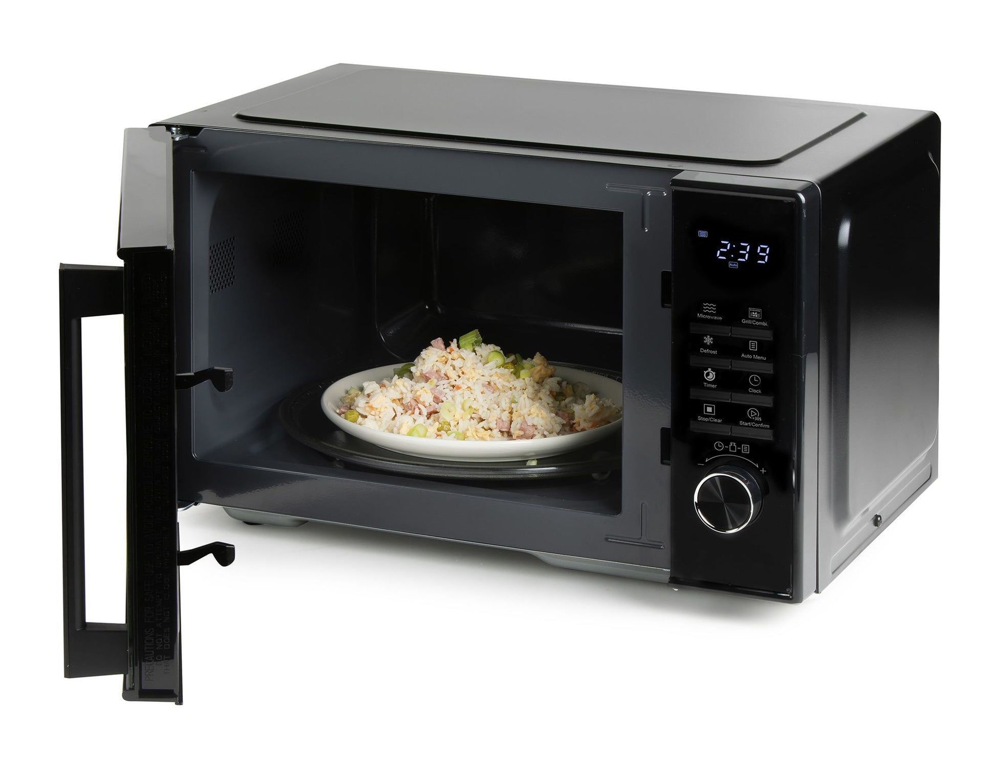 Domo Grill Mikrowelle DO22501G – 25 l, Grill, 1000 W – Schwarz