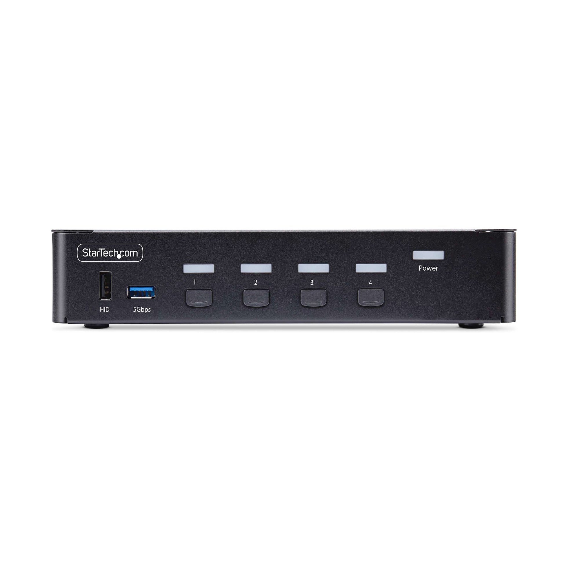 StarTech.com D86A2 – 4-Port DP KVM-Switch – 8K/60 Hz, USB 3.0-Hub, Audio
