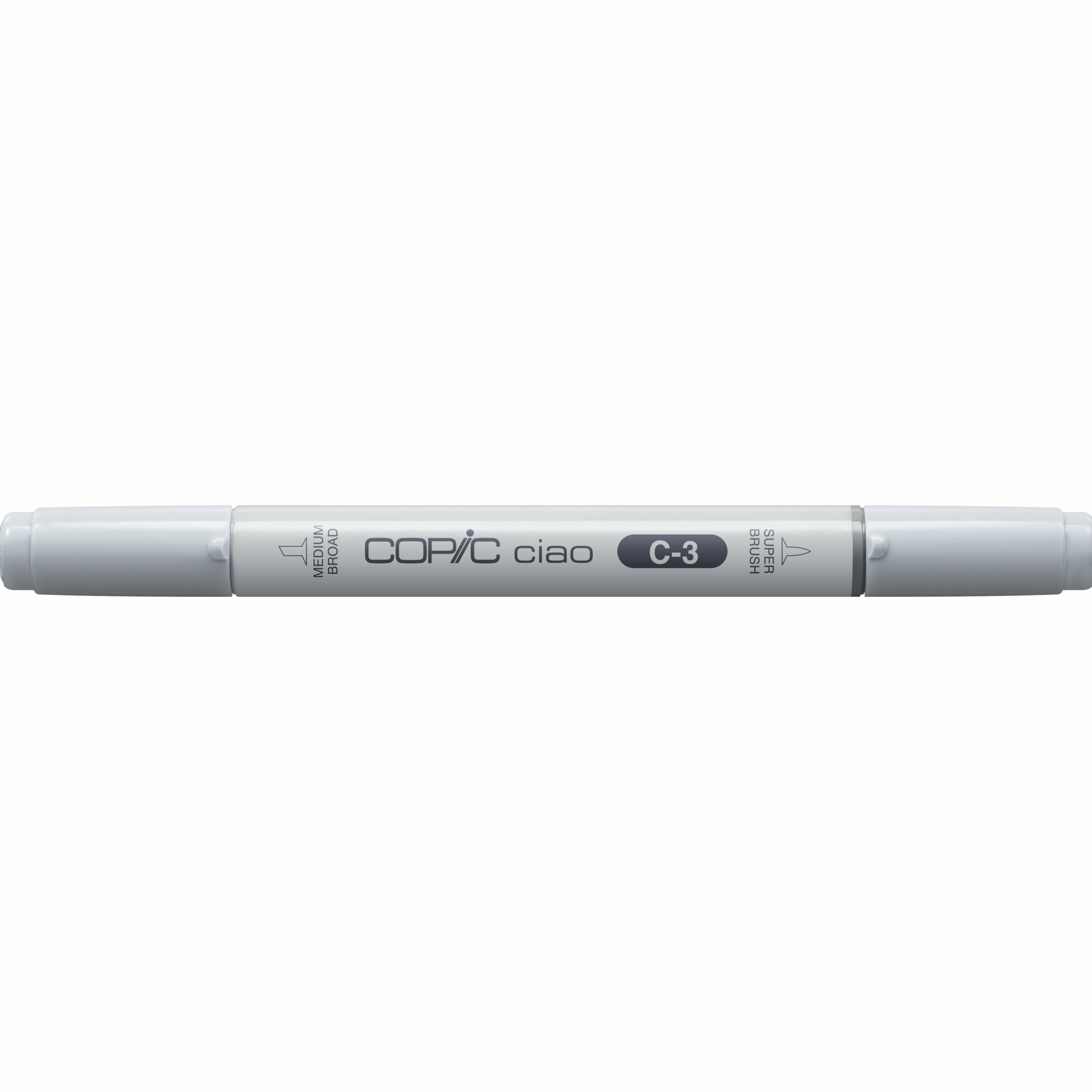 Copic Ciao Brush Pen, Doppelspitze – Kombi, alkoholbasiert, kühles Grau