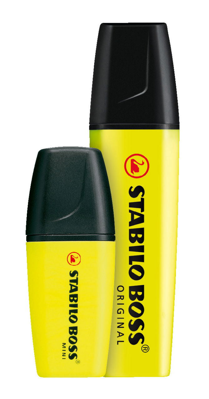 STABILO BOSS MINIpop Textmarker Set 5 Farben – Keilspitze, 2–5 mm