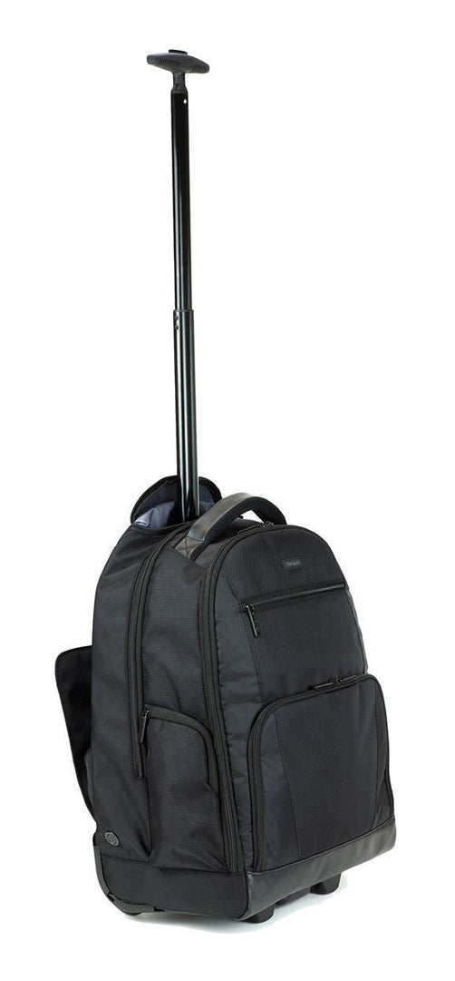 Targus Trolley-Rucksack – 30 l, mit Rollen, mit Tablet-Fach, Polyester – Schwarz, 220 × 515 × 360 mm