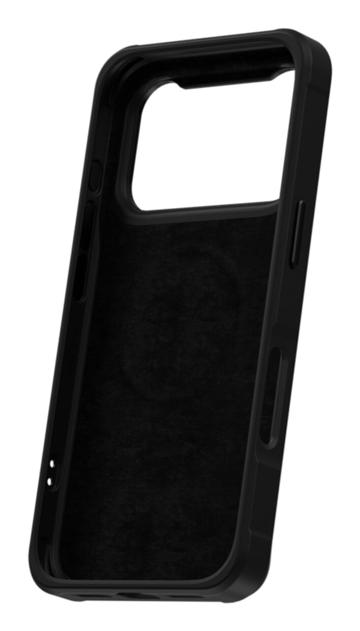 4smarts E-Ink Backcover für Apple iPhone 17 Pro, MagSafe, PC, Schwarz, NFC-Display