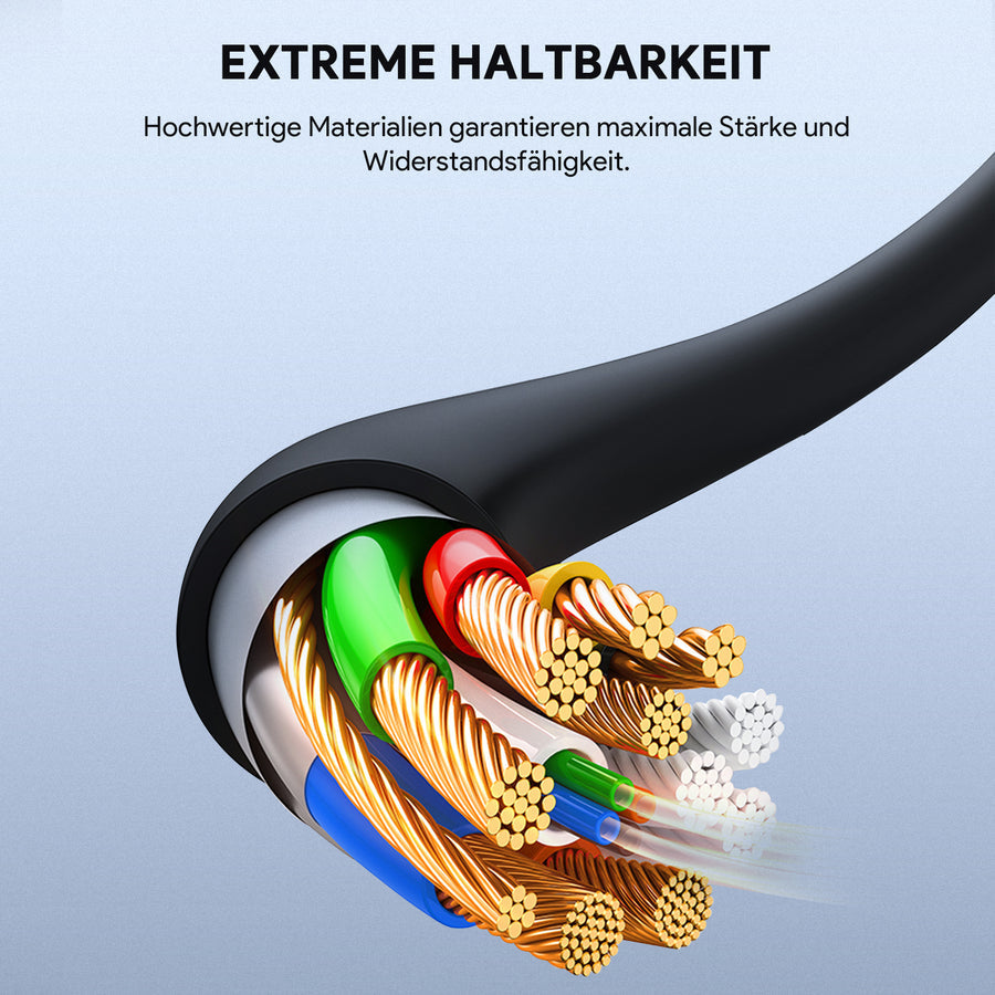 AUKEY USB-C-auf-USB-C-Kabel – USB 2.0 (480 Mbit/s) – 1 m – PD 100 W – Silikon – Schwarz