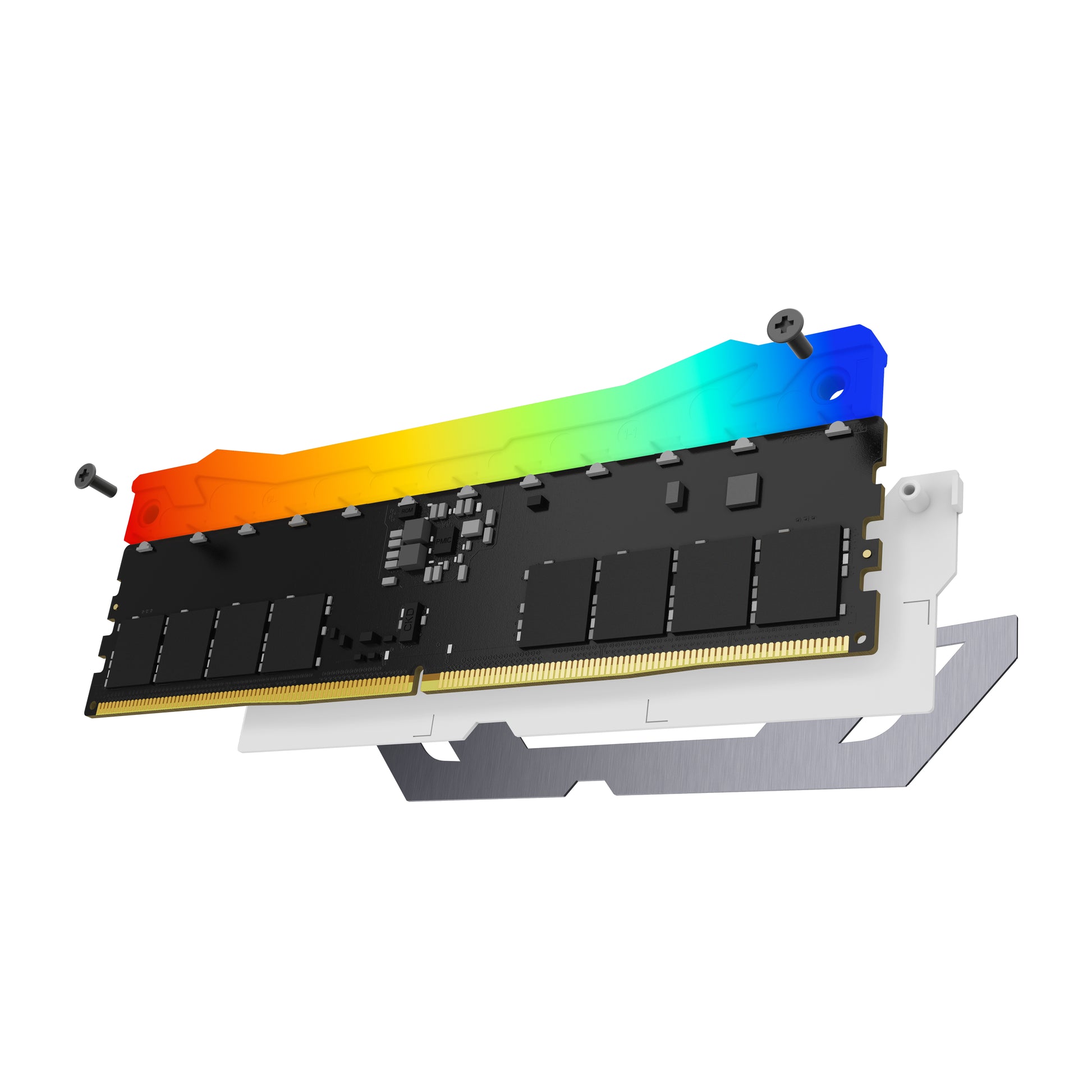 Kingston Technology Kingston Fury Renegade DDR5 DIMM 24 GB 8400 MT/s CL40, 288-Pin, RGB Weiss, Kühlkörper