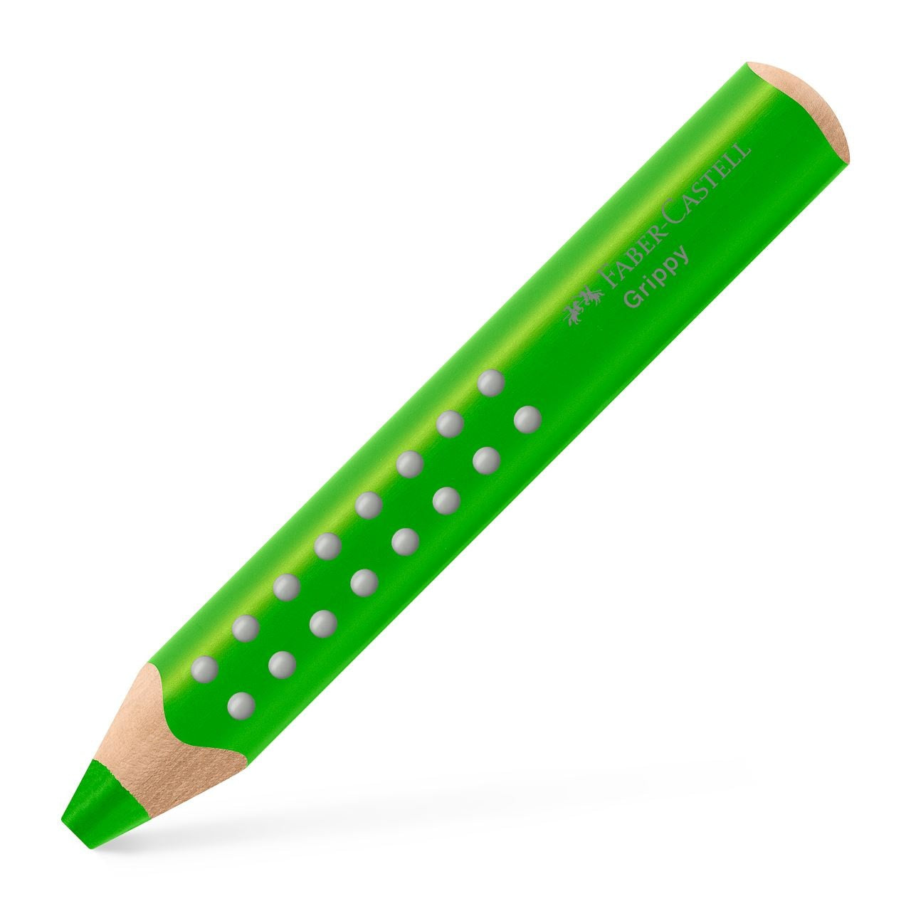 Faber-Castell Grippy Buntstift – Jumbo, Aquarell, Dreikant, Einzelstift Apfelgrün