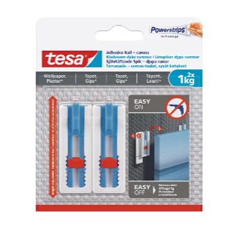 Tesa Haken – Kunststoff – Weiss – 1 kg – 6 Stück