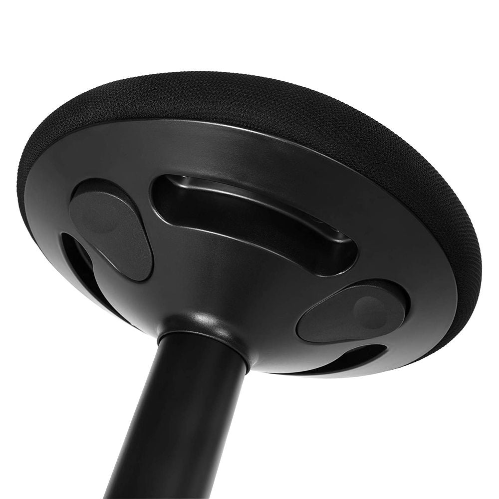 Songmics OSC05BK Stehhocker – Gepolstert – Schwarz, 56–81 cm, bis 110 kg