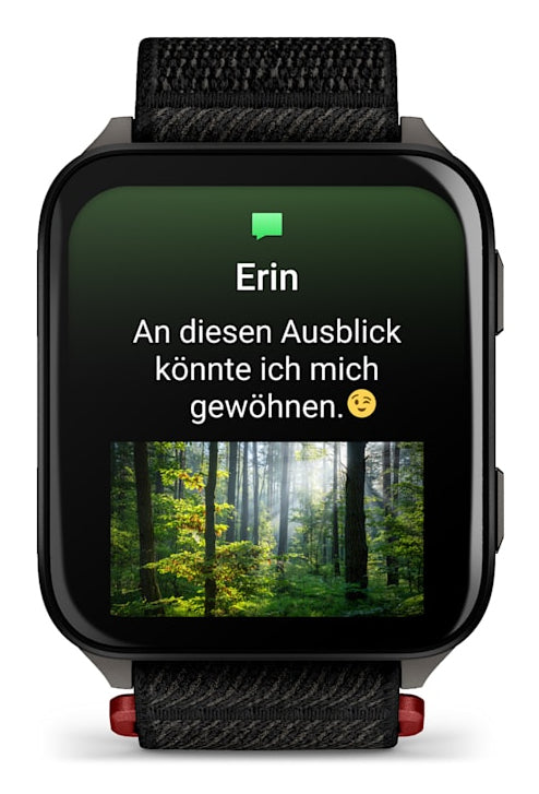 Garmin Venu X1 – Smartwatch – 46 mm, 2", GPS, Bluetooth, AMOLED, Saphirglas, Schwimmen, Schwarz, Gewebe