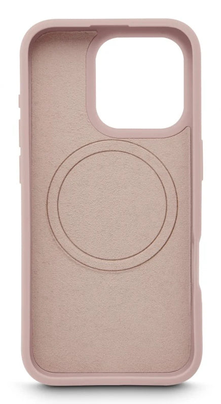 Hama MagCase Fantastic Feel Backcover – für Apple iPhone 16 Pro, MagSafe, TPU, Nude