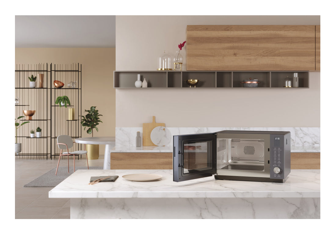 Bauknecht Kombi-Mikrowelle MF 259 SG CH – 25 l, Grill & Heissluft, 800 W – grau