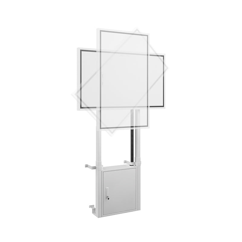 Hagor Wandlift – 55" – VESA 200×200–400×400 – bis 45 kg, motorisiert, für 55" – Twin Lift FW-Flip