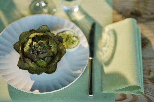 Duni Servietten Pistazie – 40 × 40 cm, 1-lagig – 60 Stück