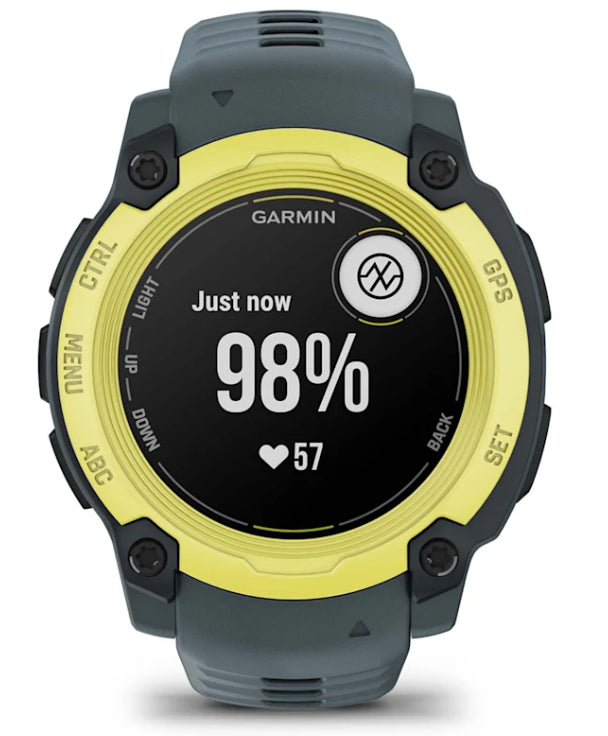 Garmin Instinct E – Smartwatch – 40 mm, 0,86", GPS, Bluetooth, MIP, 10 ATM, Grau, Silikon