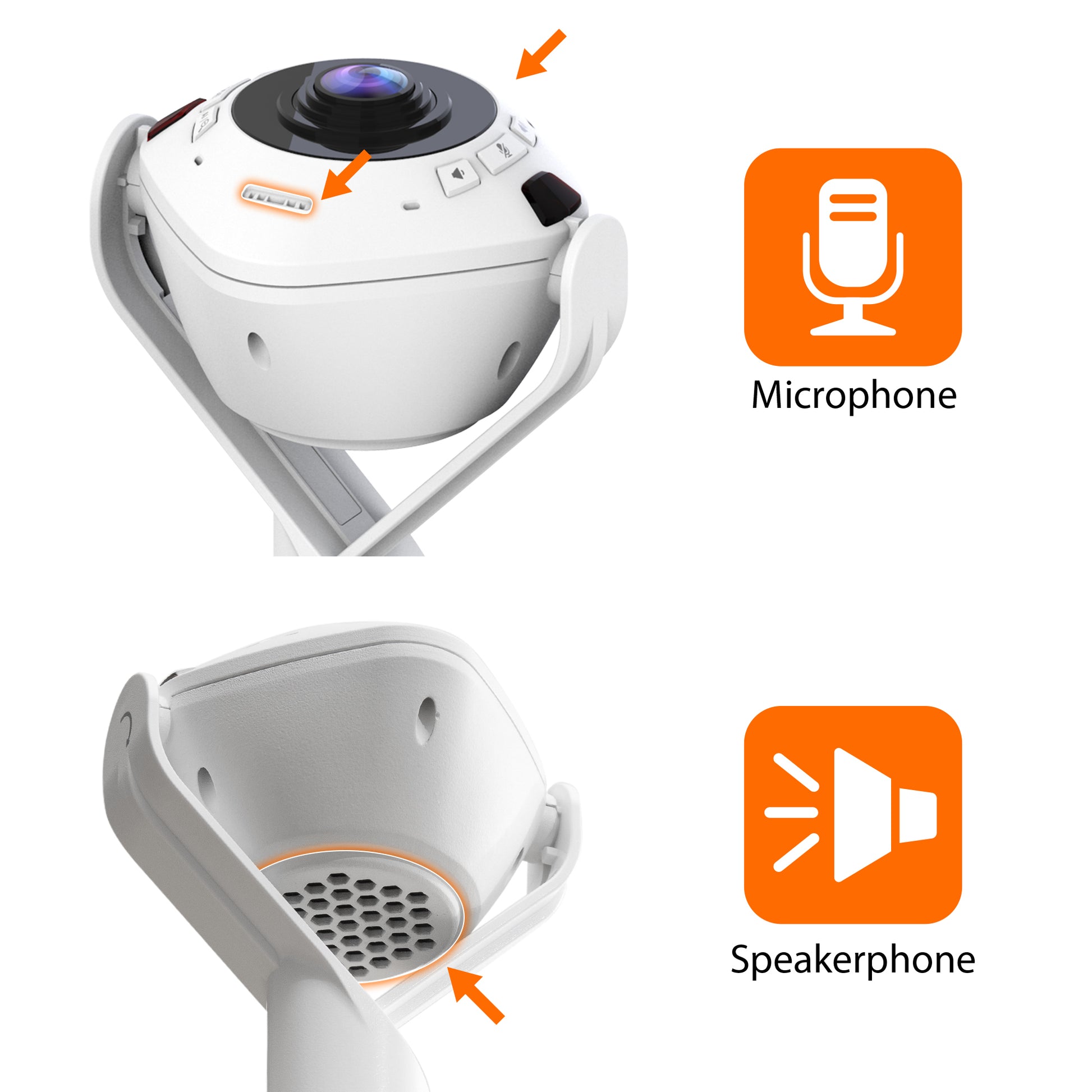 j5create Konferenzkamera – 360°, mit Freisprecheinrichtung