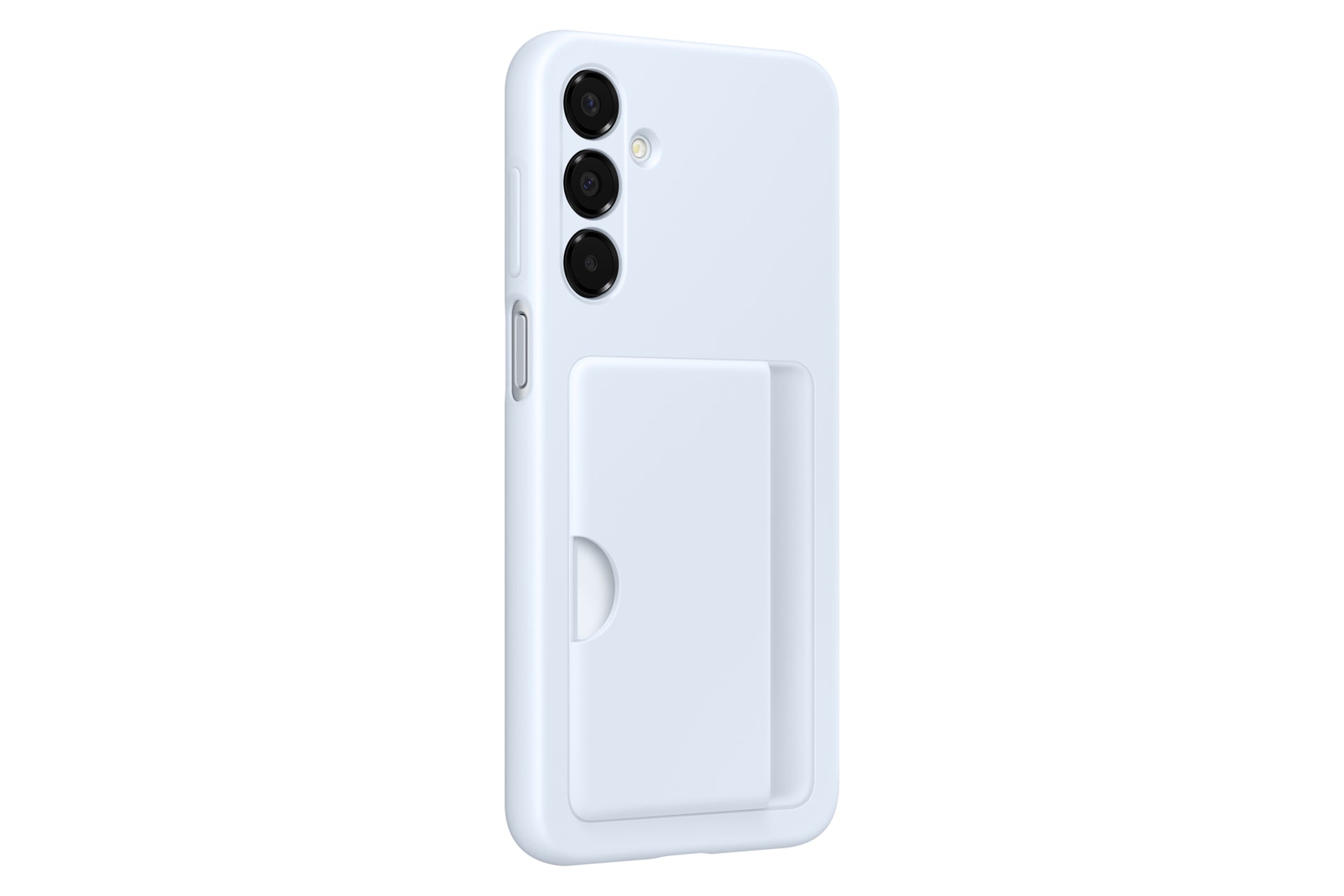 Samsung Backcover – für Samsung Galaxy A16 5G, mit Kartenfach, Kunststoff, Hellblau