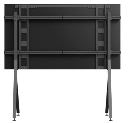 Hagor Digital-Signage-Stand für Samsung IAB 110" – höhenverstellbar, inkl. AV-Ablage – Metall, schwarz