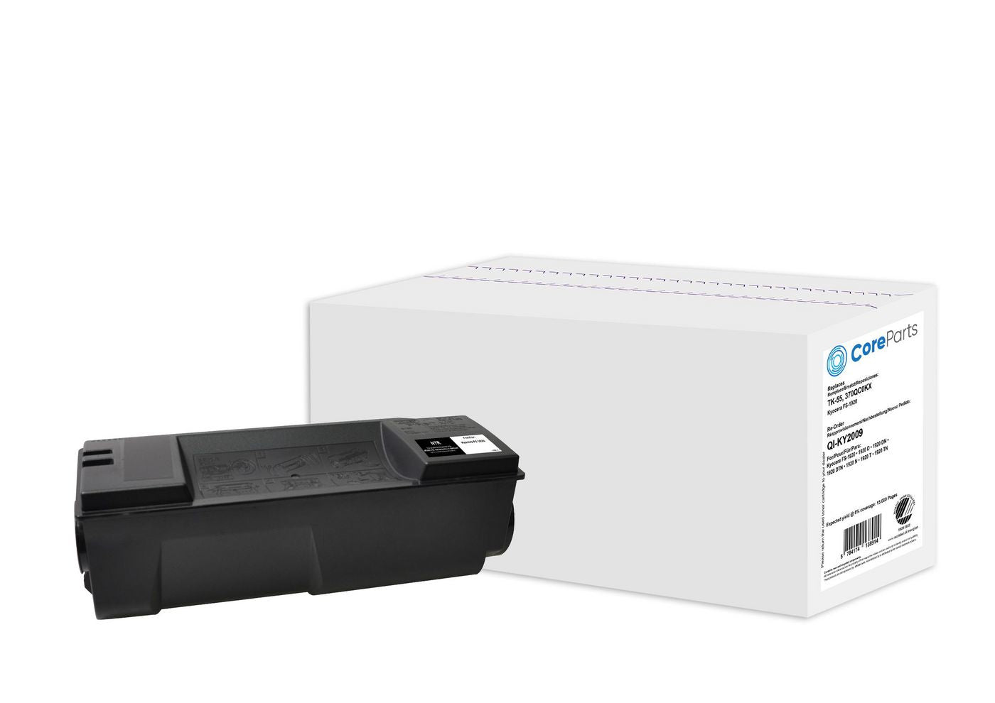 CoreParts TK-55 Schwarz Toner – Kompatibel – 15'000 Seiten – für Kyocera FS-1920
