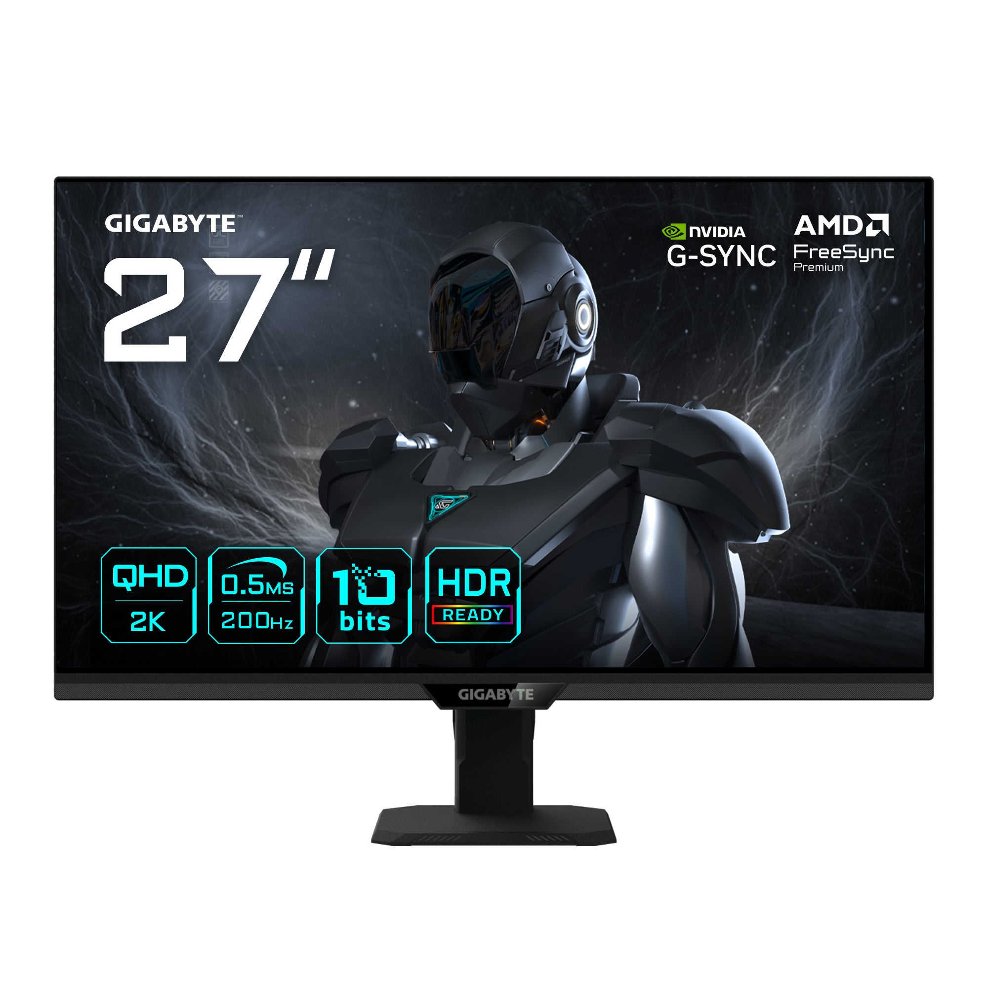 GIGABYTE G27Q20T – 27", 2560 × 1440 (WQHD), IPS, 200 Hz, HDR10