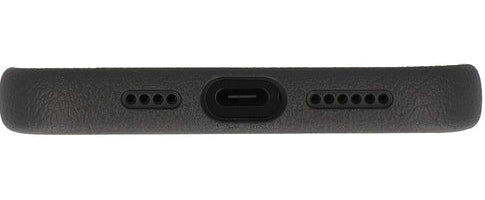 Valenta Backcover Style – für Apple iPhone 16 Pro Max – schwarz – Kunstleder – MagSafe-kompatibel