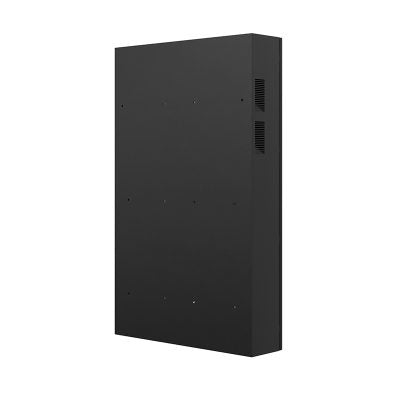 Hagor Outdoorgehäuse Portrait für 65" Displays, IP65, entspiegeltes Sicherheitsglas, VESA-Halterung, Schwarz