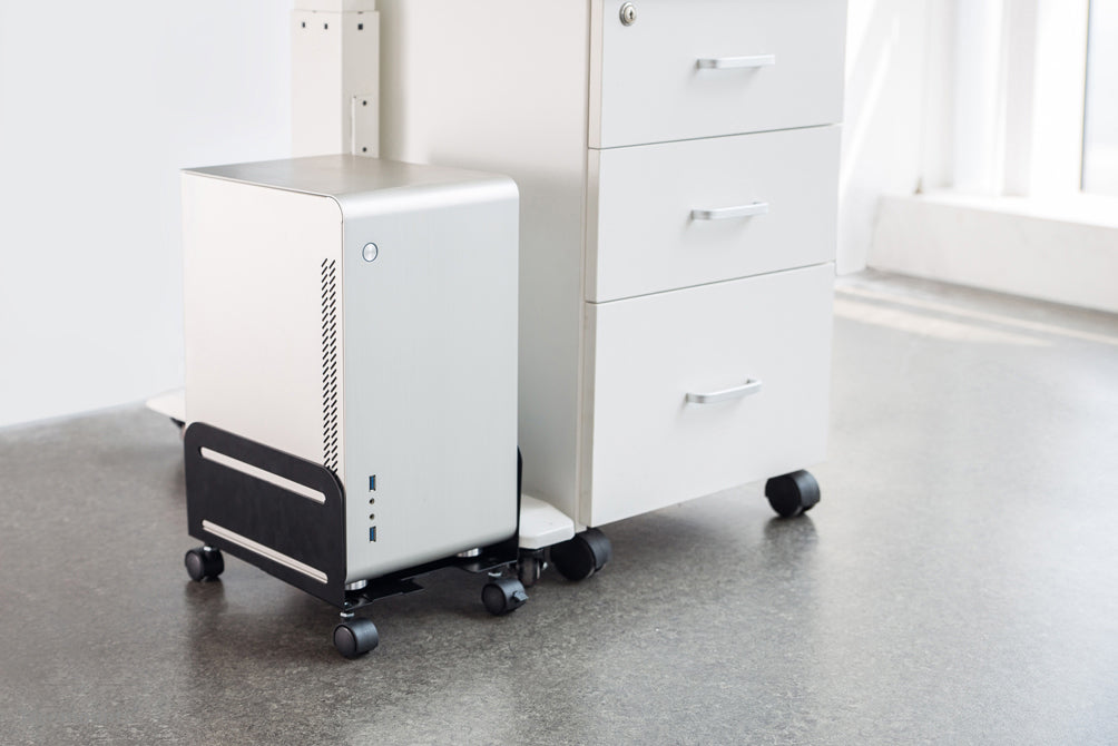 Neomounts CPU-Halterung (Untertisch) – bis 10 kg, schwarz, Stahl