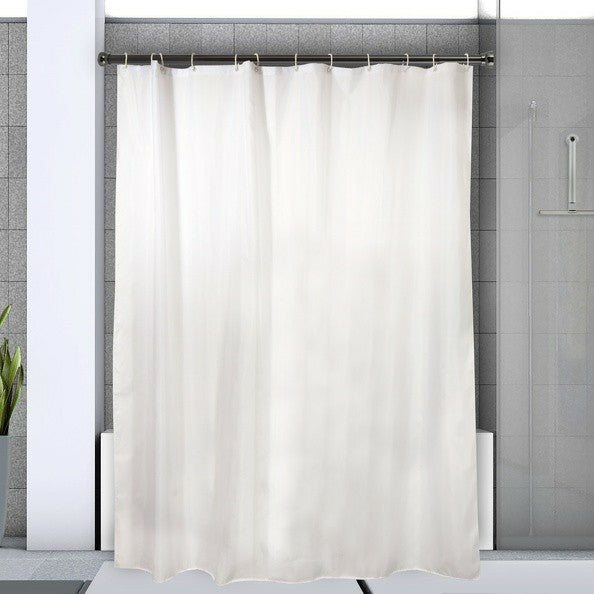 Spirella Duschvorhangstange Kreta – 125–220 cm, Aluminium, ohne Bohren, Schwarz