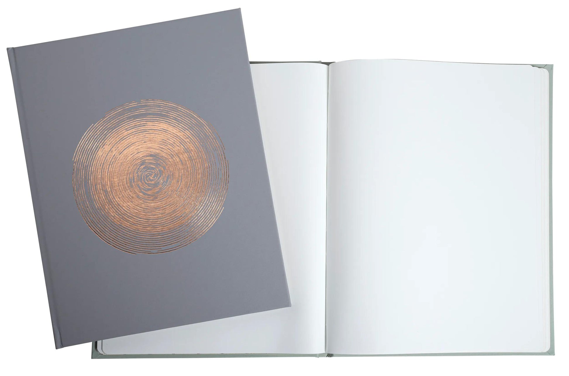 Exacompta Gästebuch Ellipse Unendlichkeit – 100 Seiten – 220 × 270 mm – Hardcover, Gold