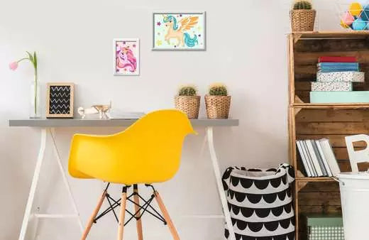 Ravensburger CreArt Neon Atelier – Bastelset – Einhorn – 40 × 34 × 24 cm – ab 7 Jahren