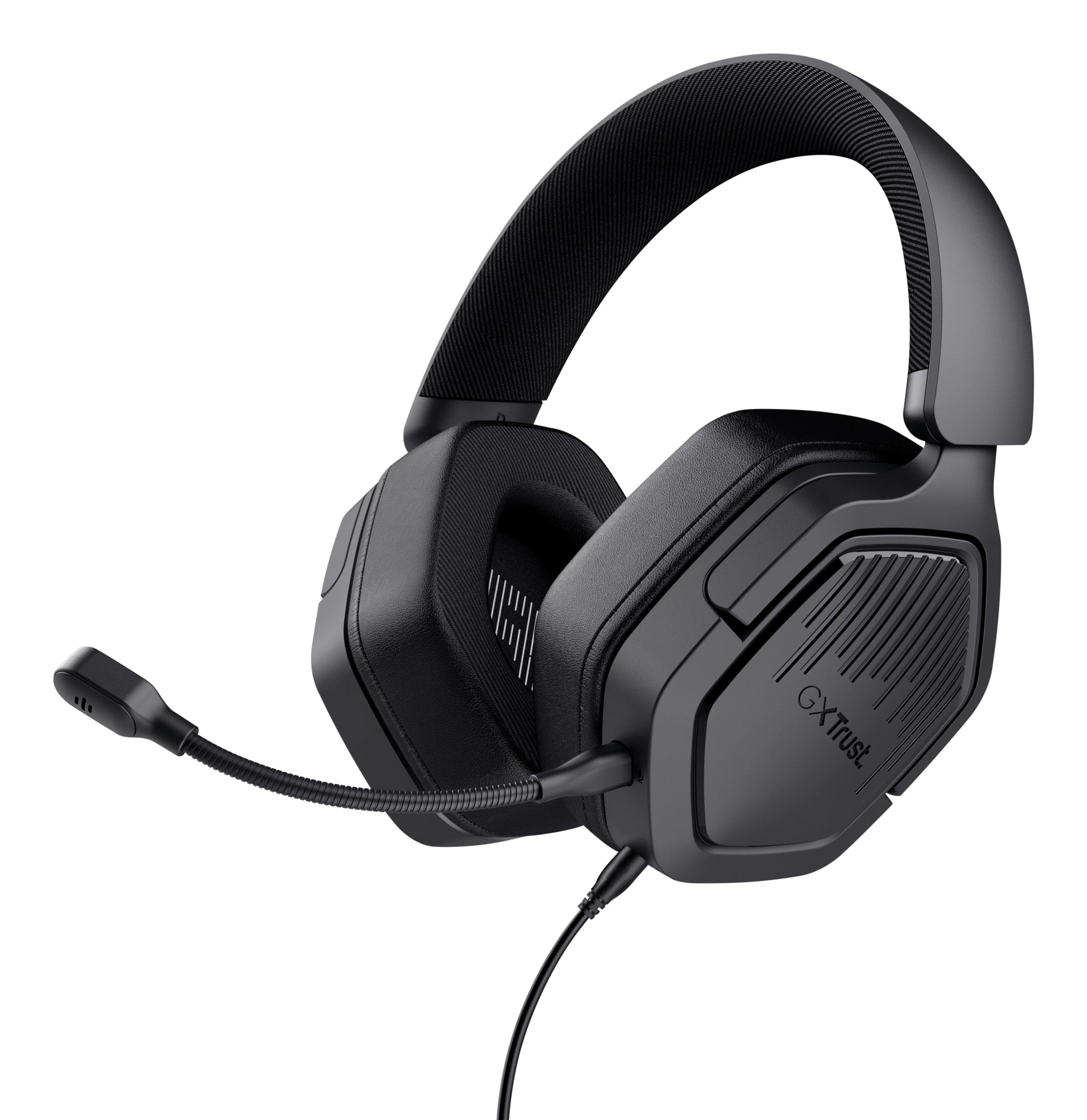 Trust GXT492 Carus Gaming-Headset – Over-Ear, Stereo, Kabelgebunden, 3,5 mm Klinke, Schwarz