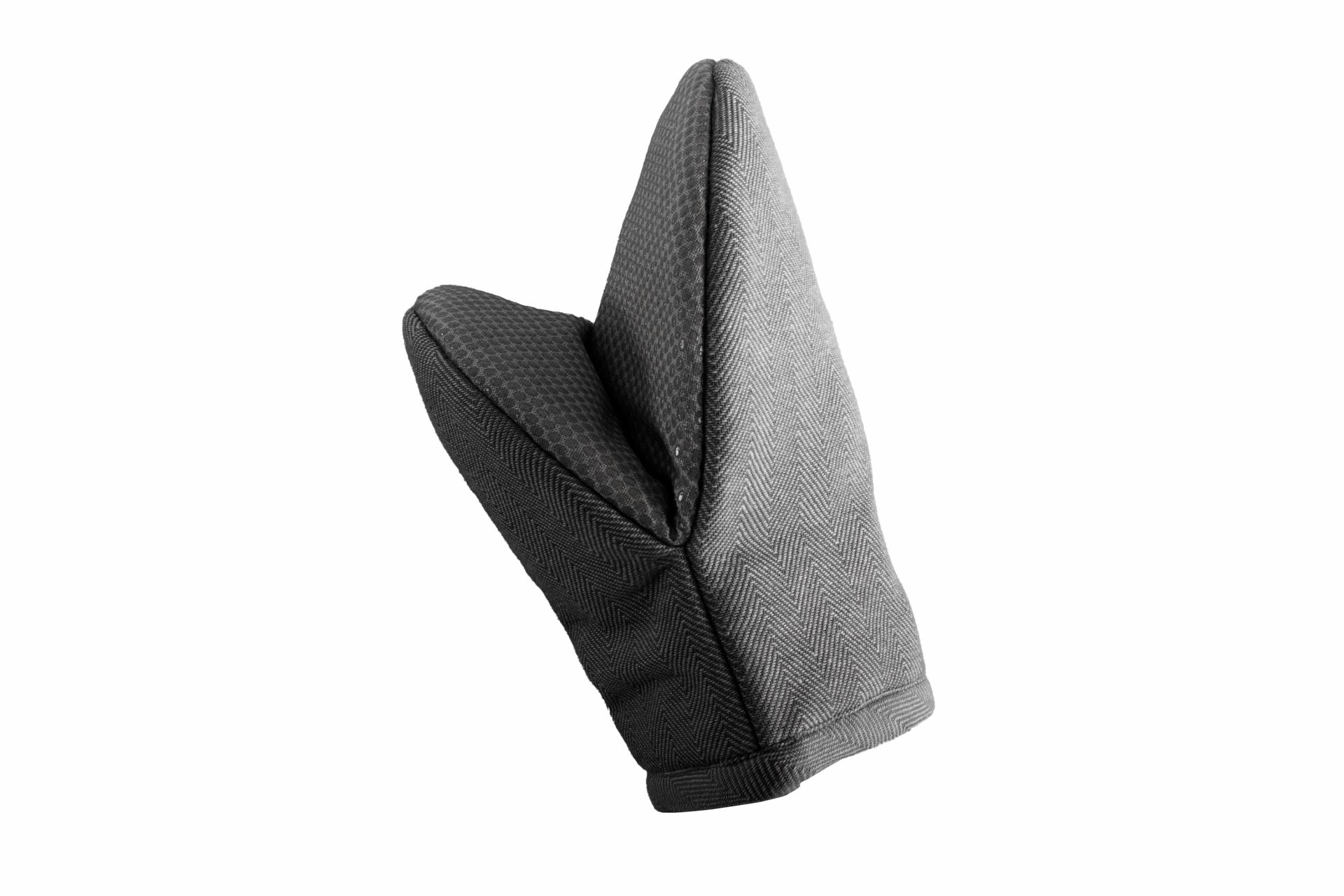 Tiseco Ofenhandschuhe 14 × 20 cm, Baumwolle, rutschfest, schwarz, 2 Stk.