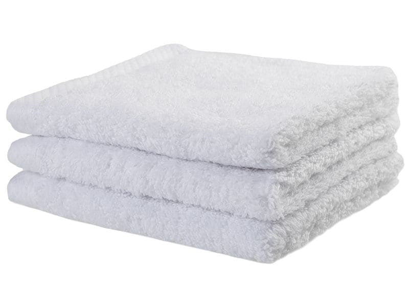 COCON Waschlappen – 30 × 30 cm, Weiss, 100% Baumwolle, 550 g/m², 3er-Set, OEKO-TEX