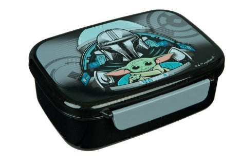 Scooli Lunchbox 800 ml, 18 × 13,5 × 6 cm, Kunststoff, schwarz, BPA-frei